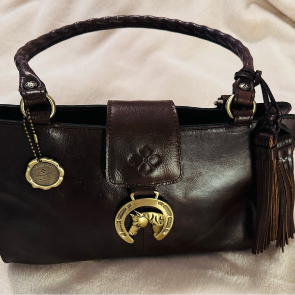 Patricia Nash Equestrian Rienzo Satchel 10th Anniversary Limited Edition